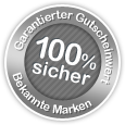 100% sicher - unsere Garantie